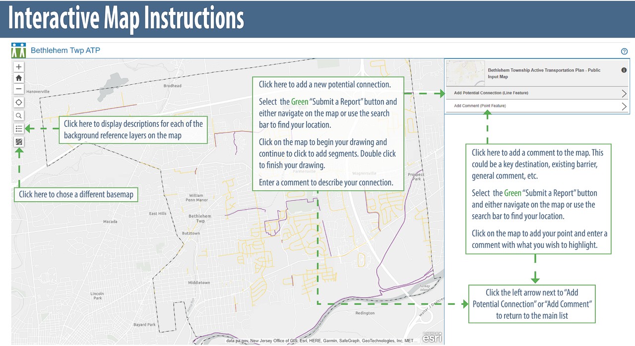 Interactive Map Instructions