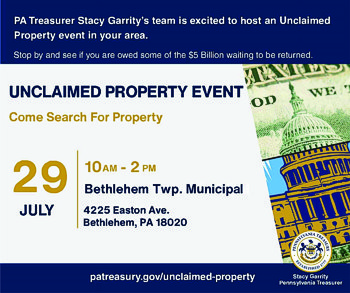 Unclaimed Property Event